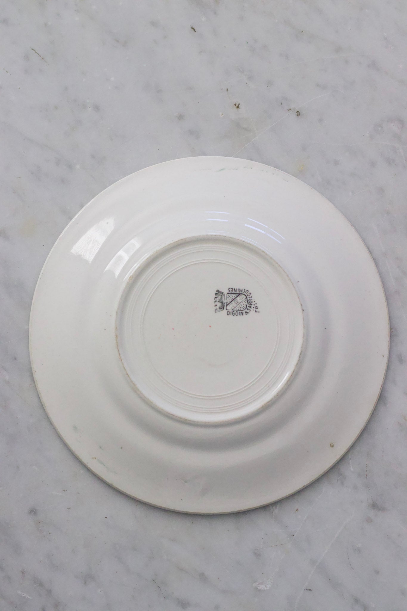 Antique French Transferware Plate