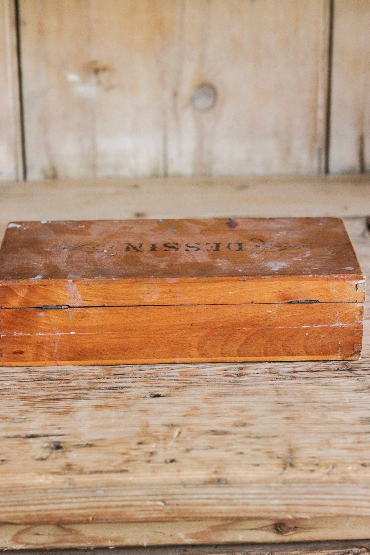Antique French Artist Drawing Box
