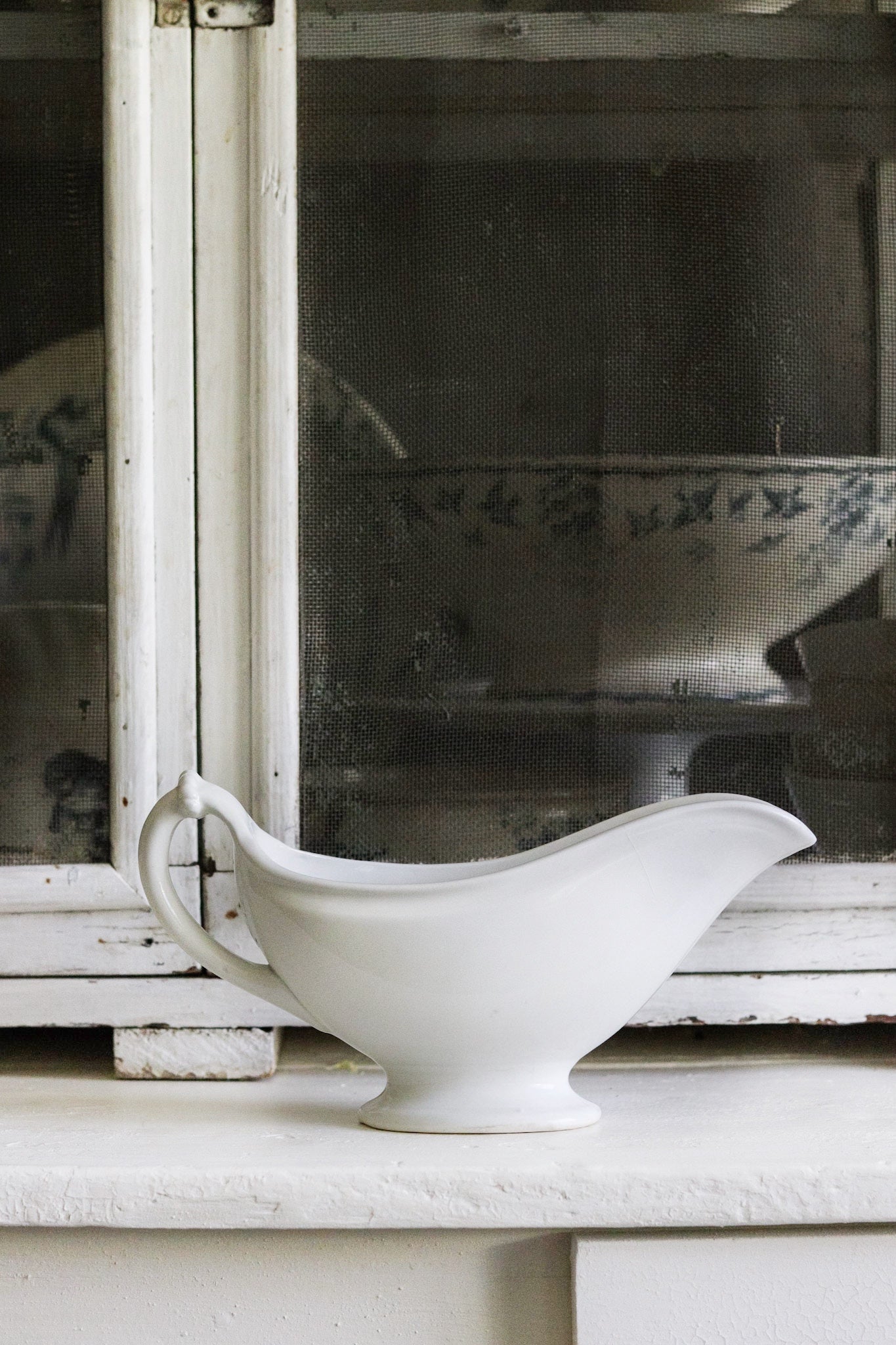 Ironstone Gravy Boat