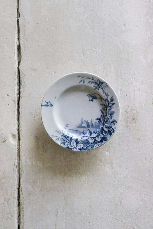 Antique French Dînette Set Transferware Cake Plate No. 1