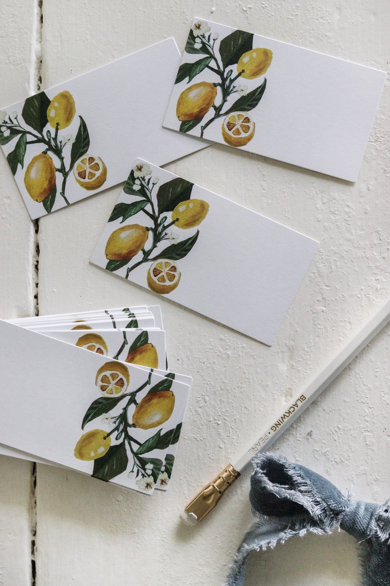 Lemon Branches Calling Cards