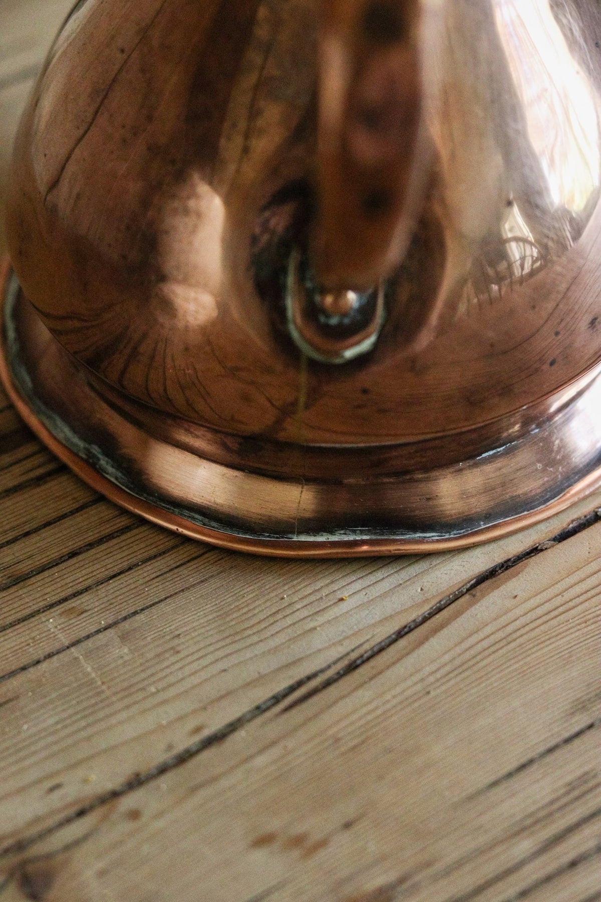 Antique English Copper Measuring Jug