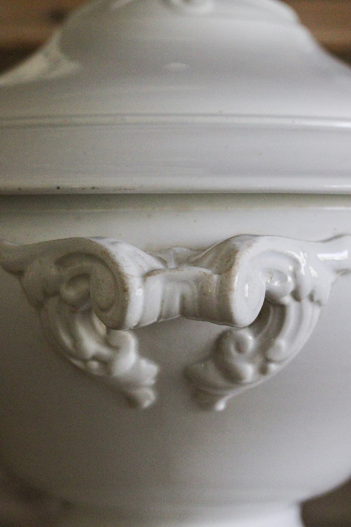 Antique French Ironstone Tureen