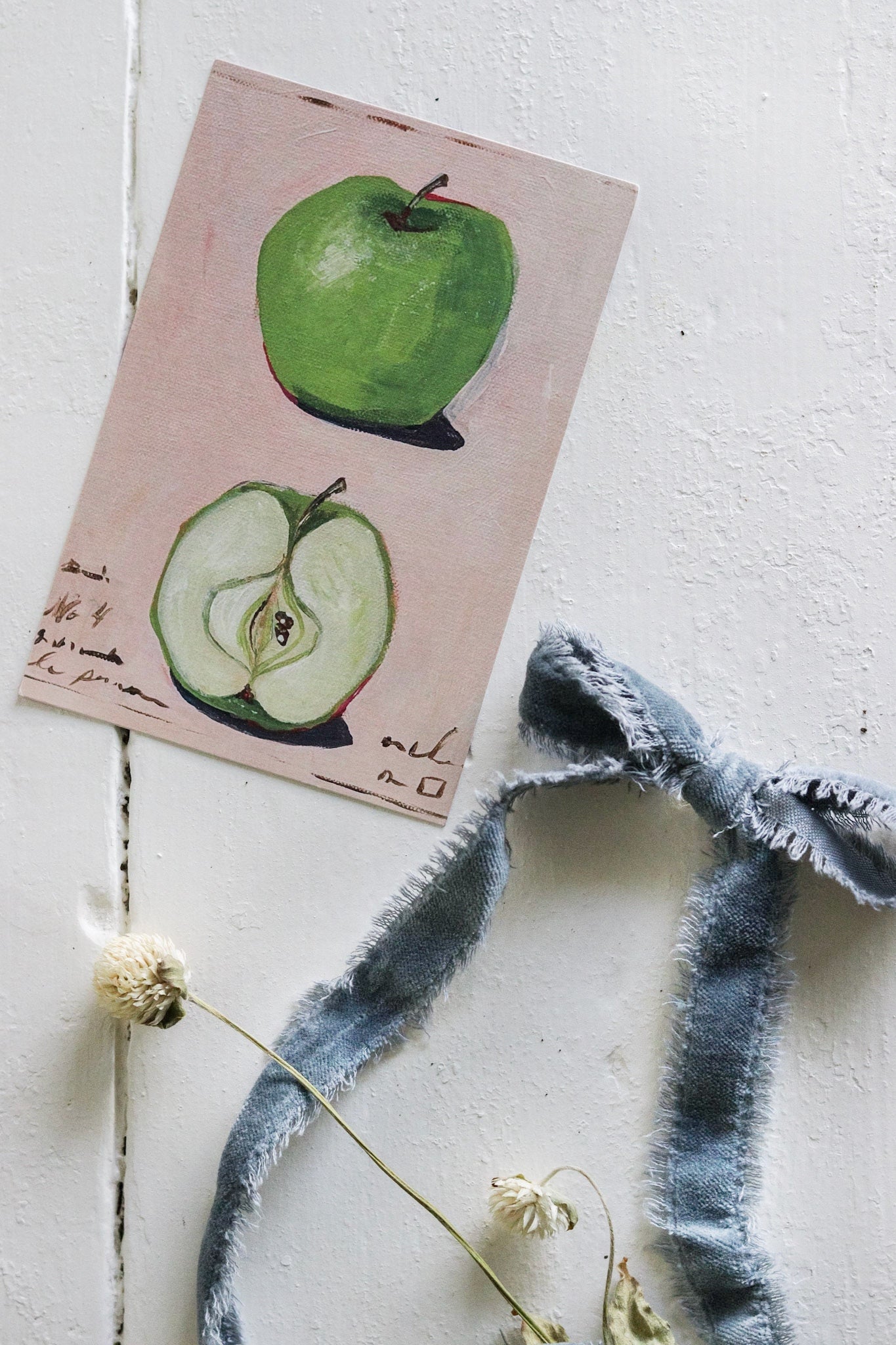 Green Apple Postcard