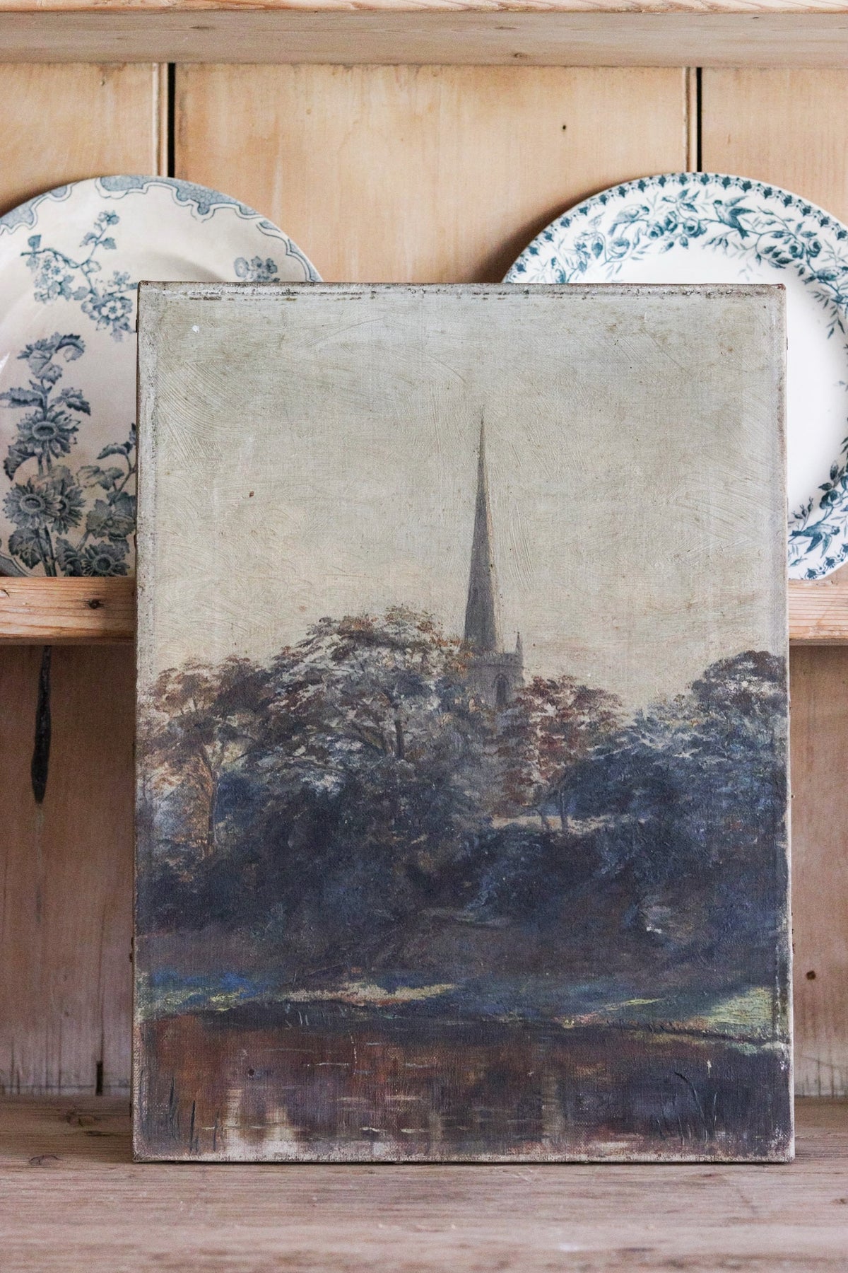 The Distant Steeple Oil Painting