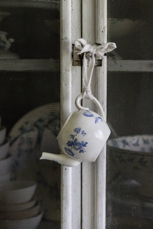Antique Child's Transferware Tea Pot