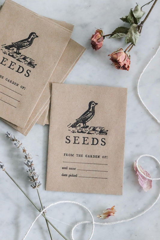 Letterpress Seed Sharing Envelopes