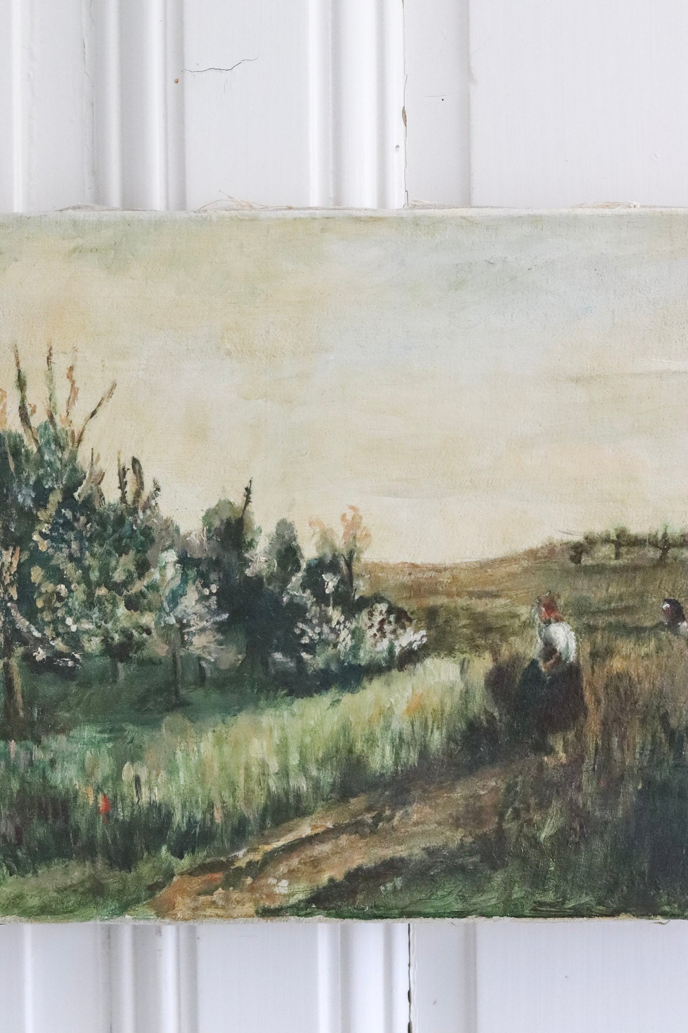 Antique French Oil Painting