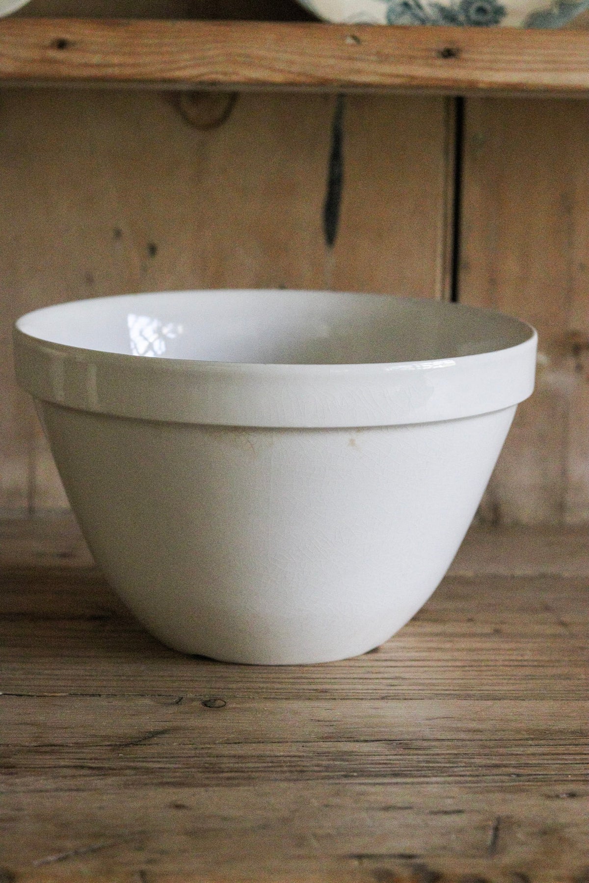 Large Vintage English Pudding Bowl