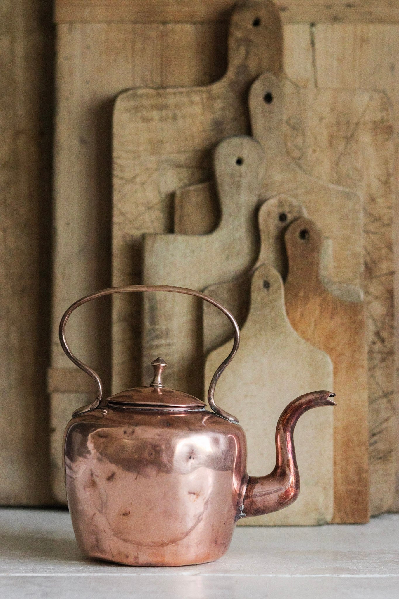 Antique English Copper Kettle