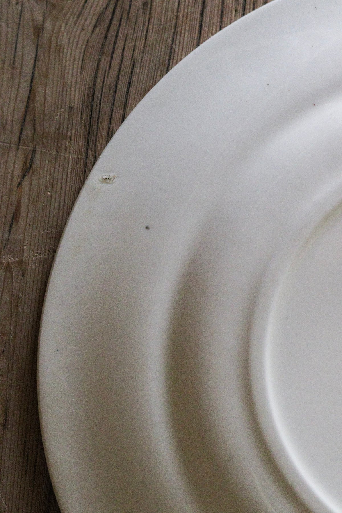 Antique French Transferware Plate with Rabbit