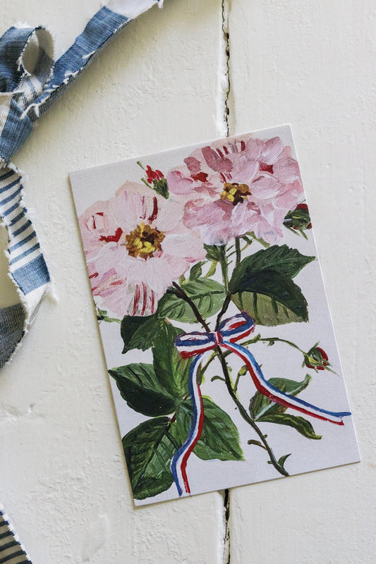 French Roses Postcard
