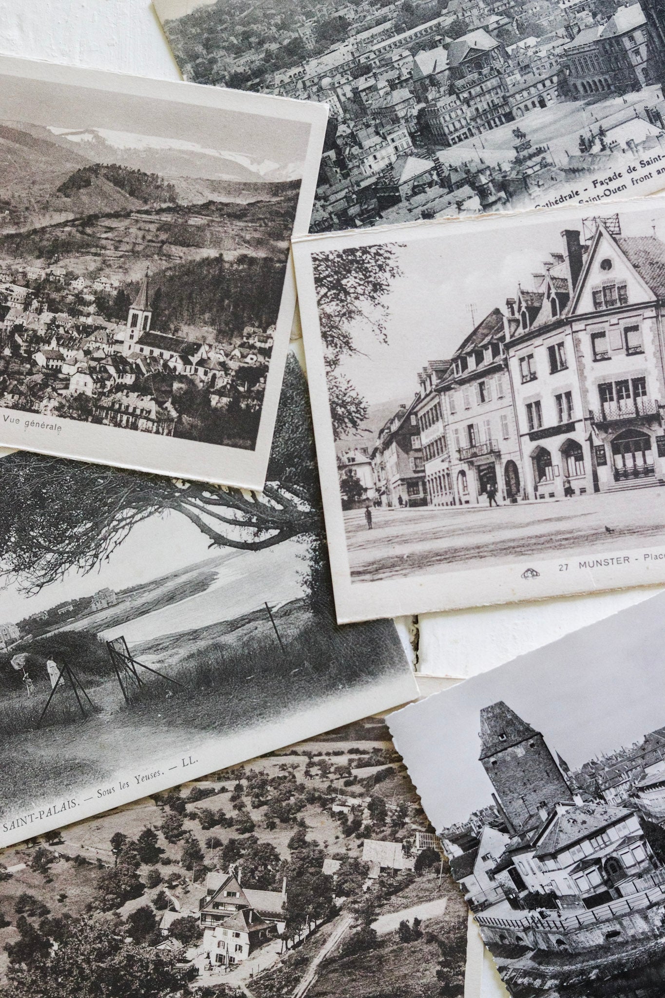 Six Vintage French Postcards - No.3