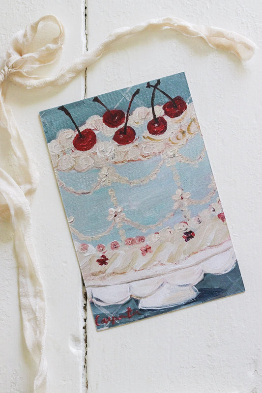 Wedgewood Cake Postcard