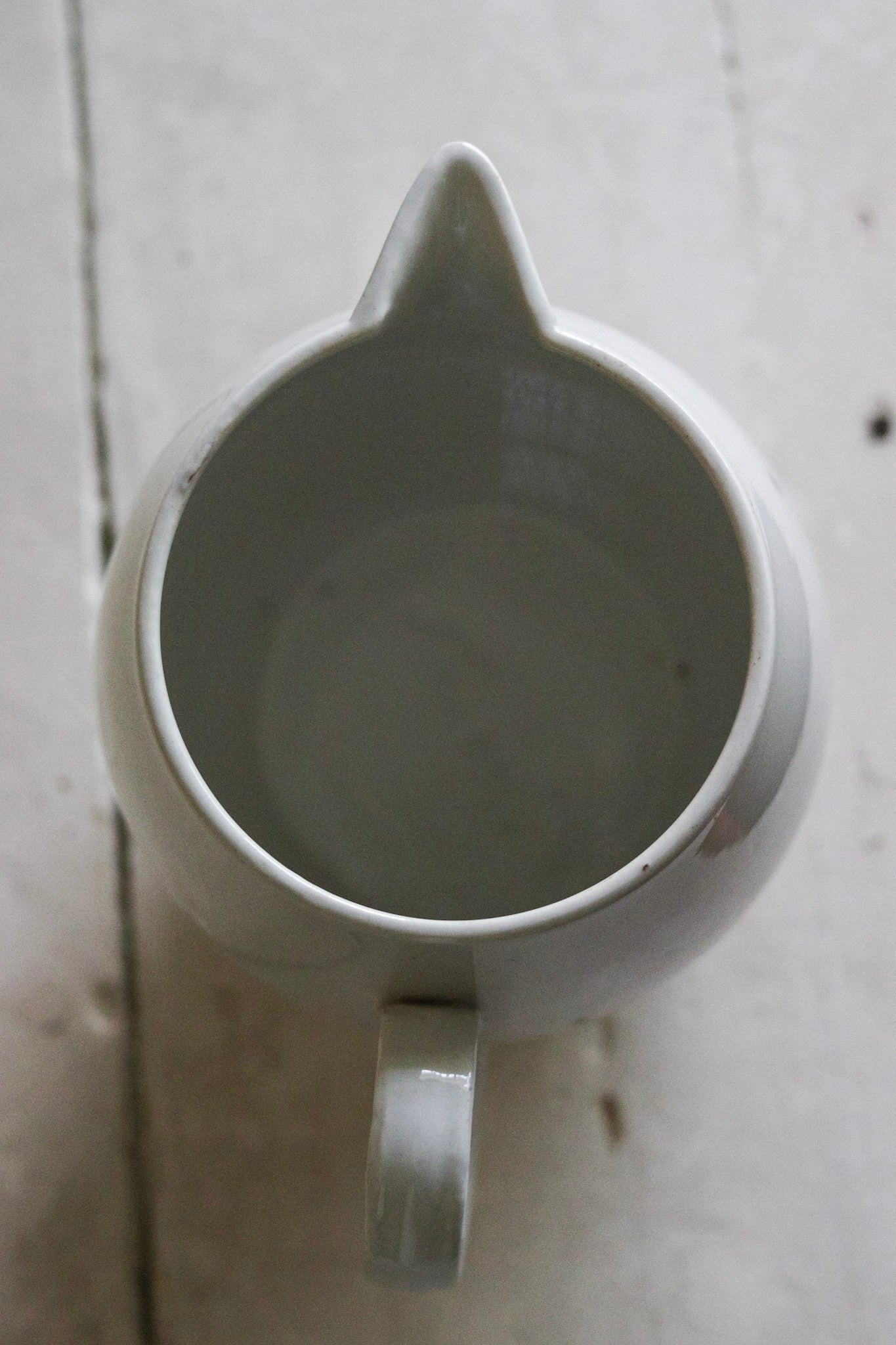 Large French Ironstone Pitcher