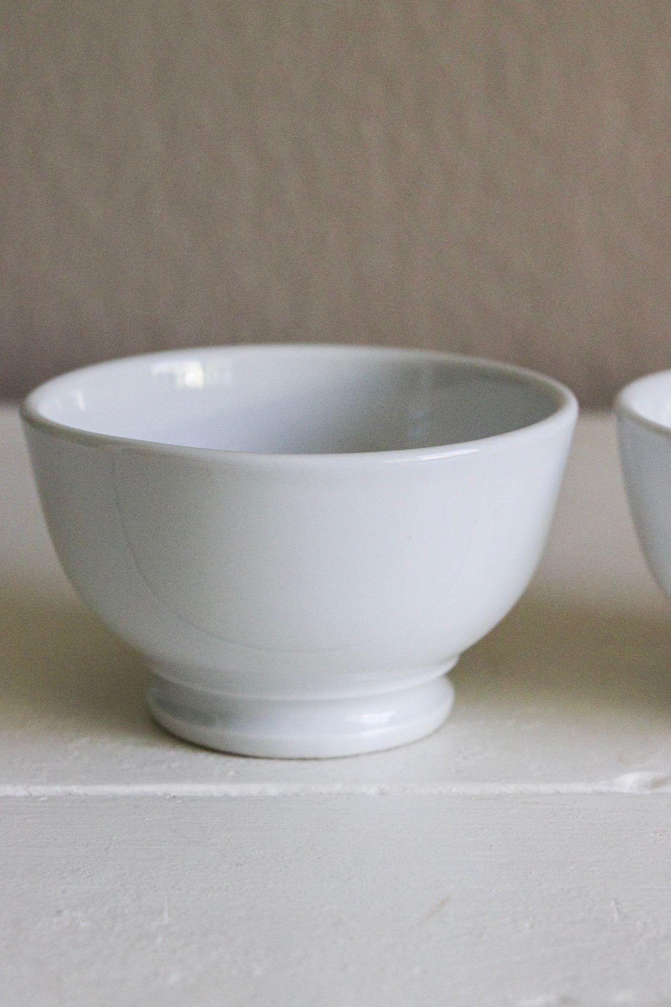Vintage French Cafe Bowls - Set of Three