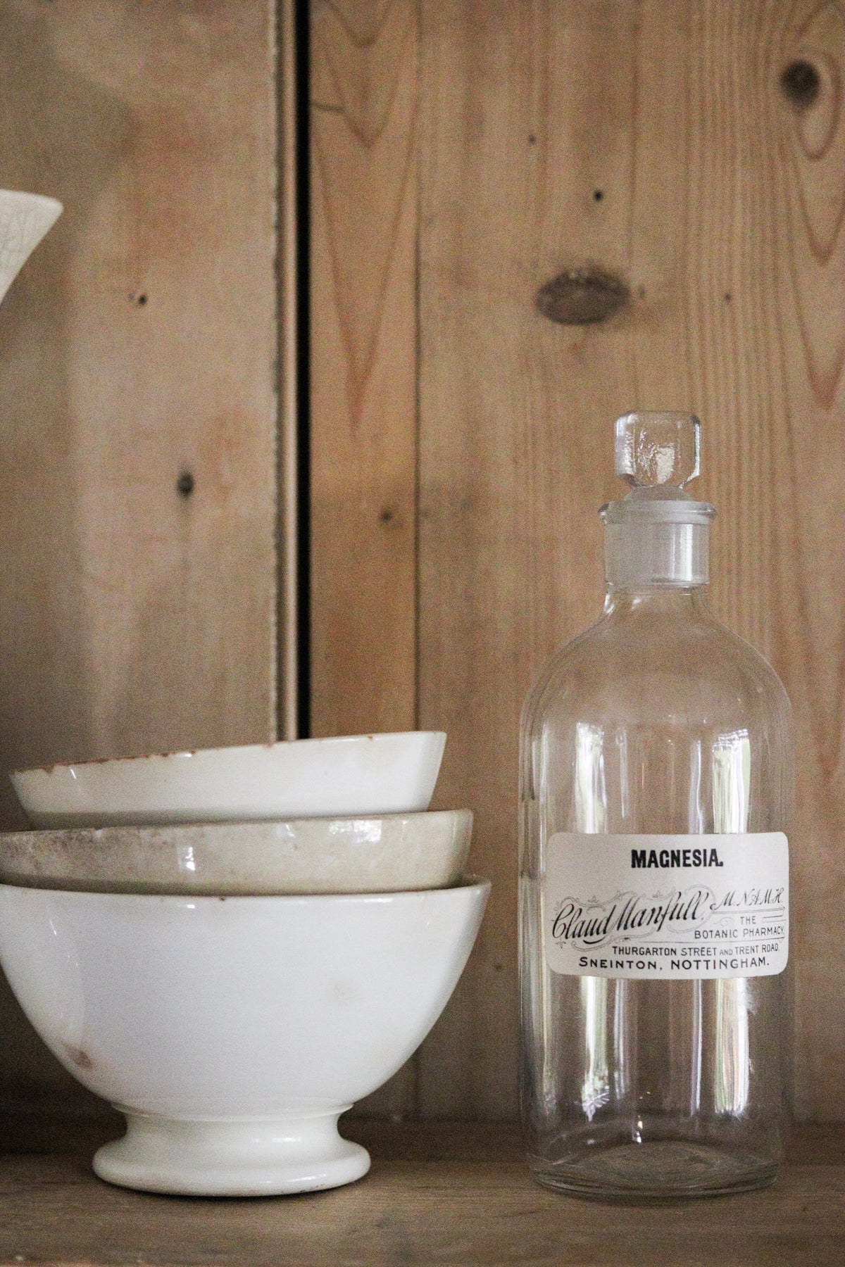 Vintage English Apothecary Bottle