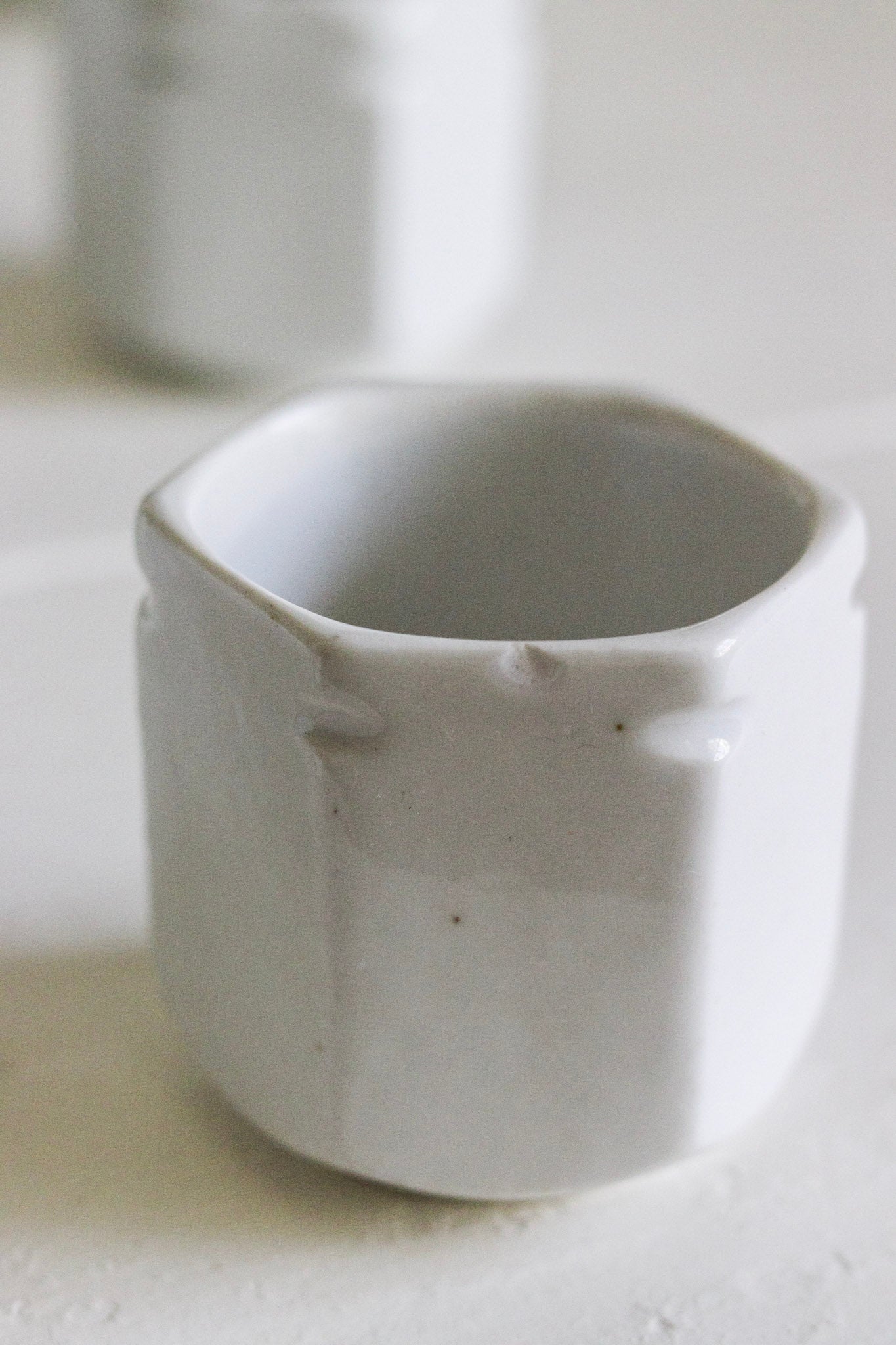 Vintage French Yogurt Cups - Set of Six (See Description)