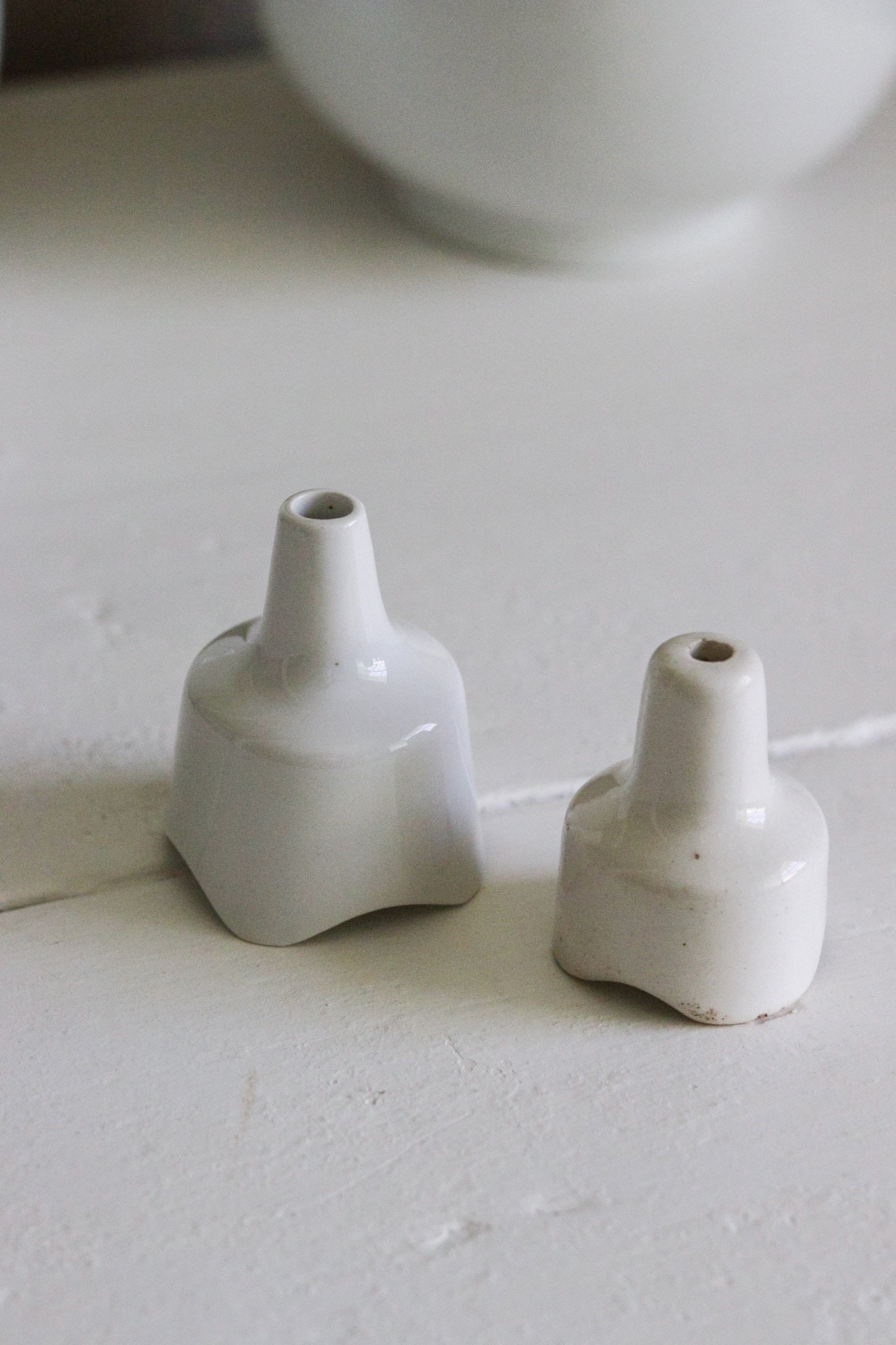 Pair of Vintage English Pie Funnels No.2