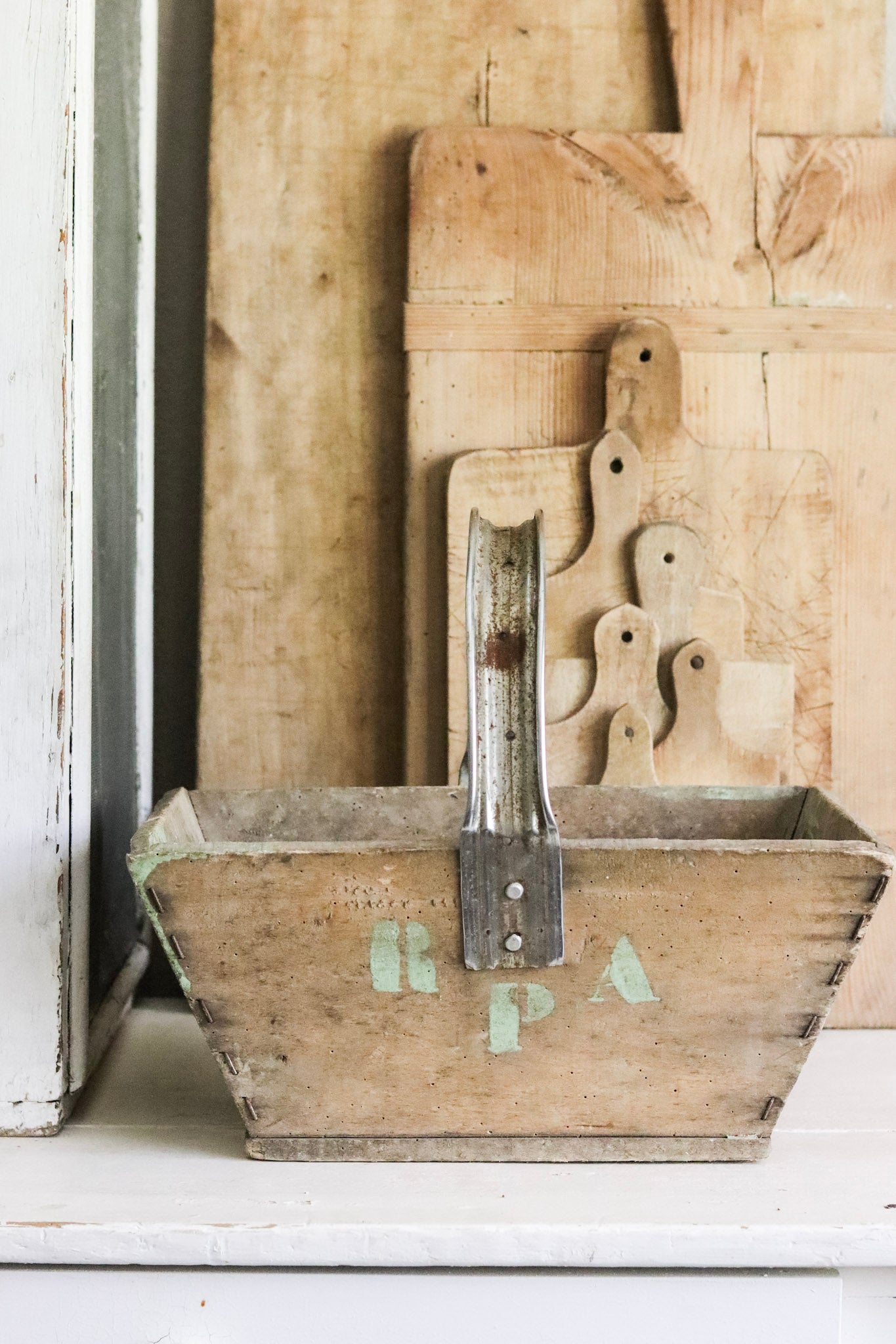 Vintage French Champagne Trug