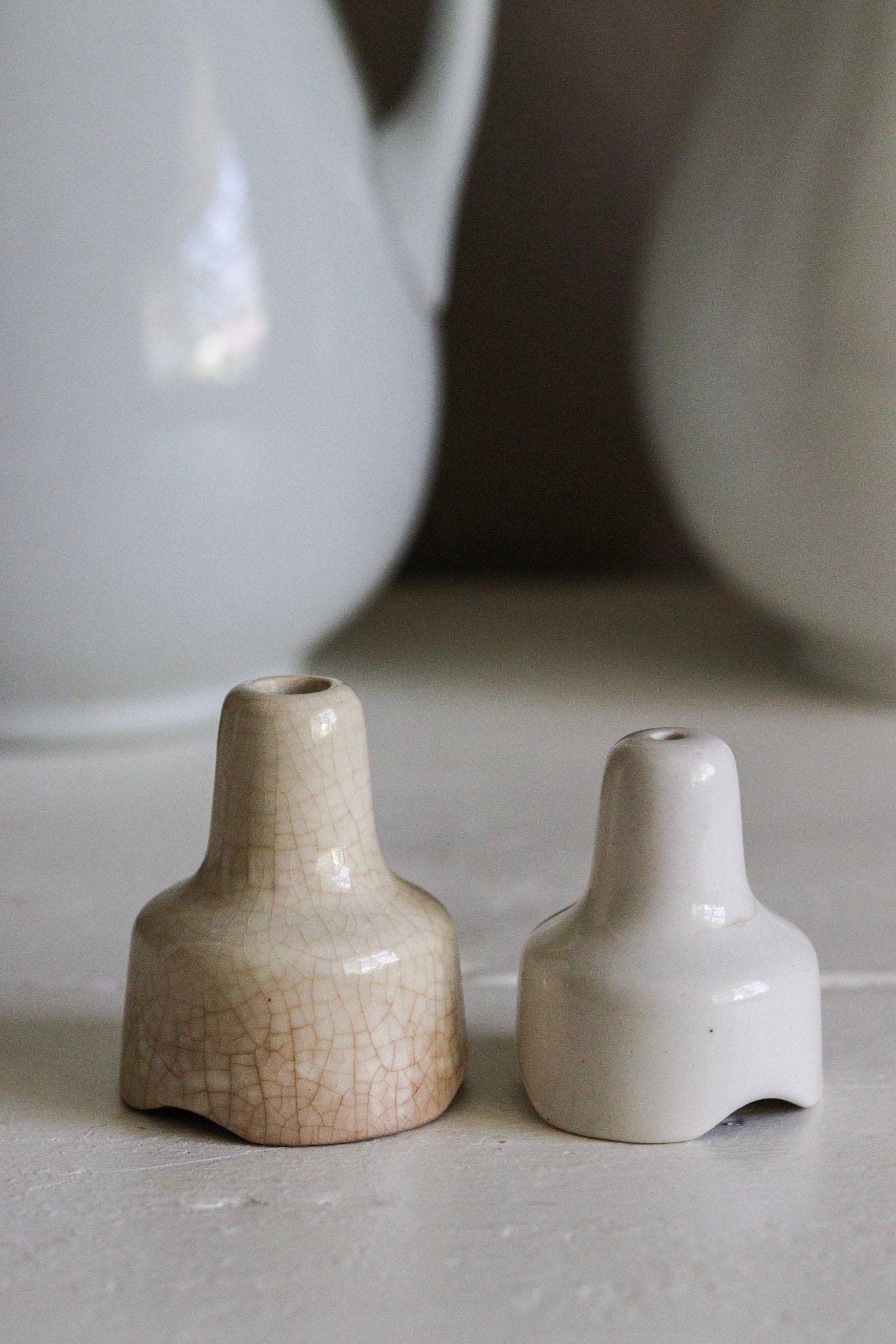 Pair of Vintage English Pie Funnels No.2