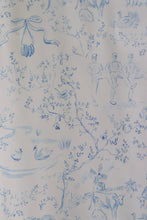 Load image into Gallery viewer, Christmas Toile Wrapping Paper Sheets - Blue
