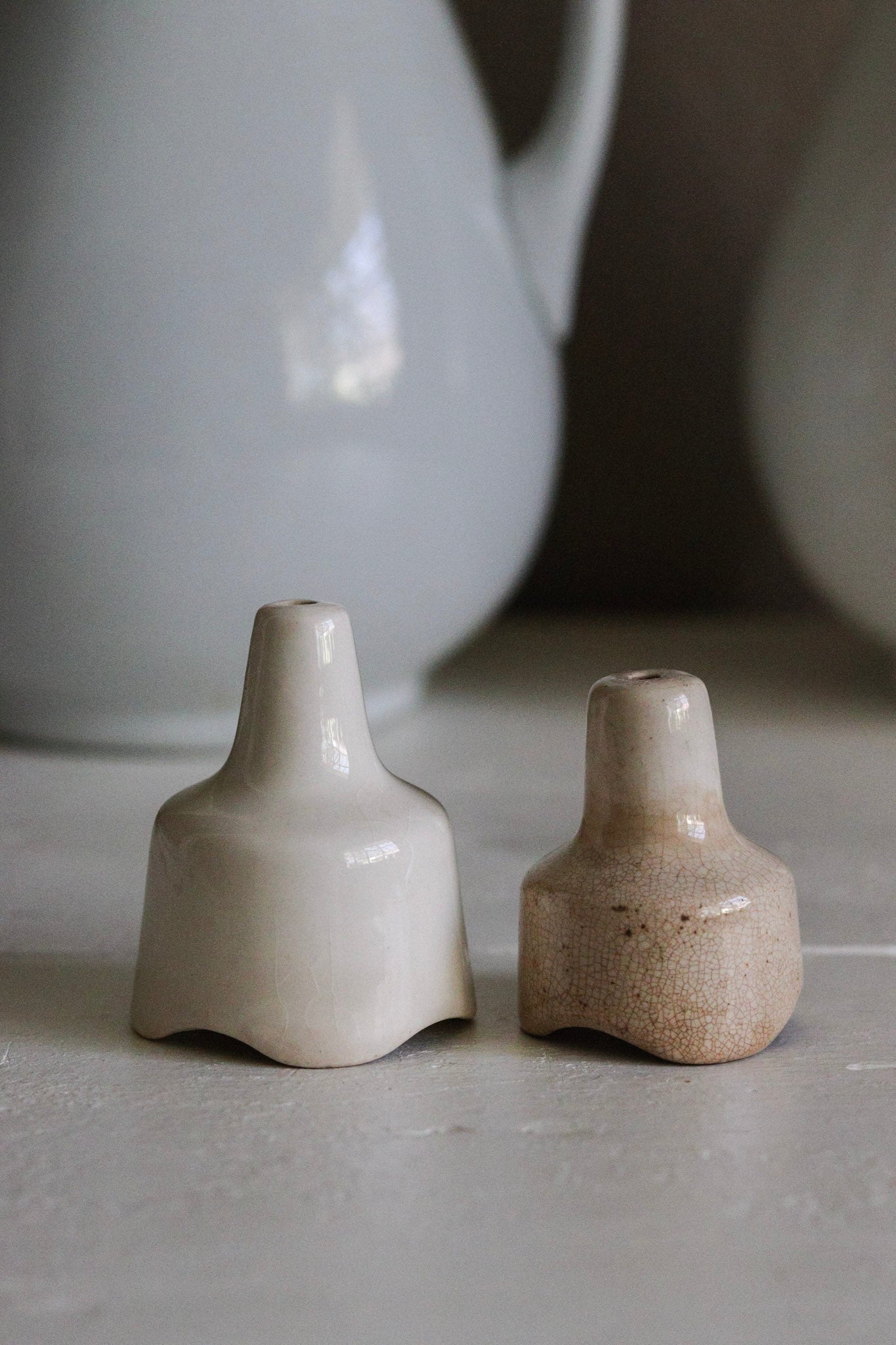 Pair of Vintage English Pie Funnels No.5