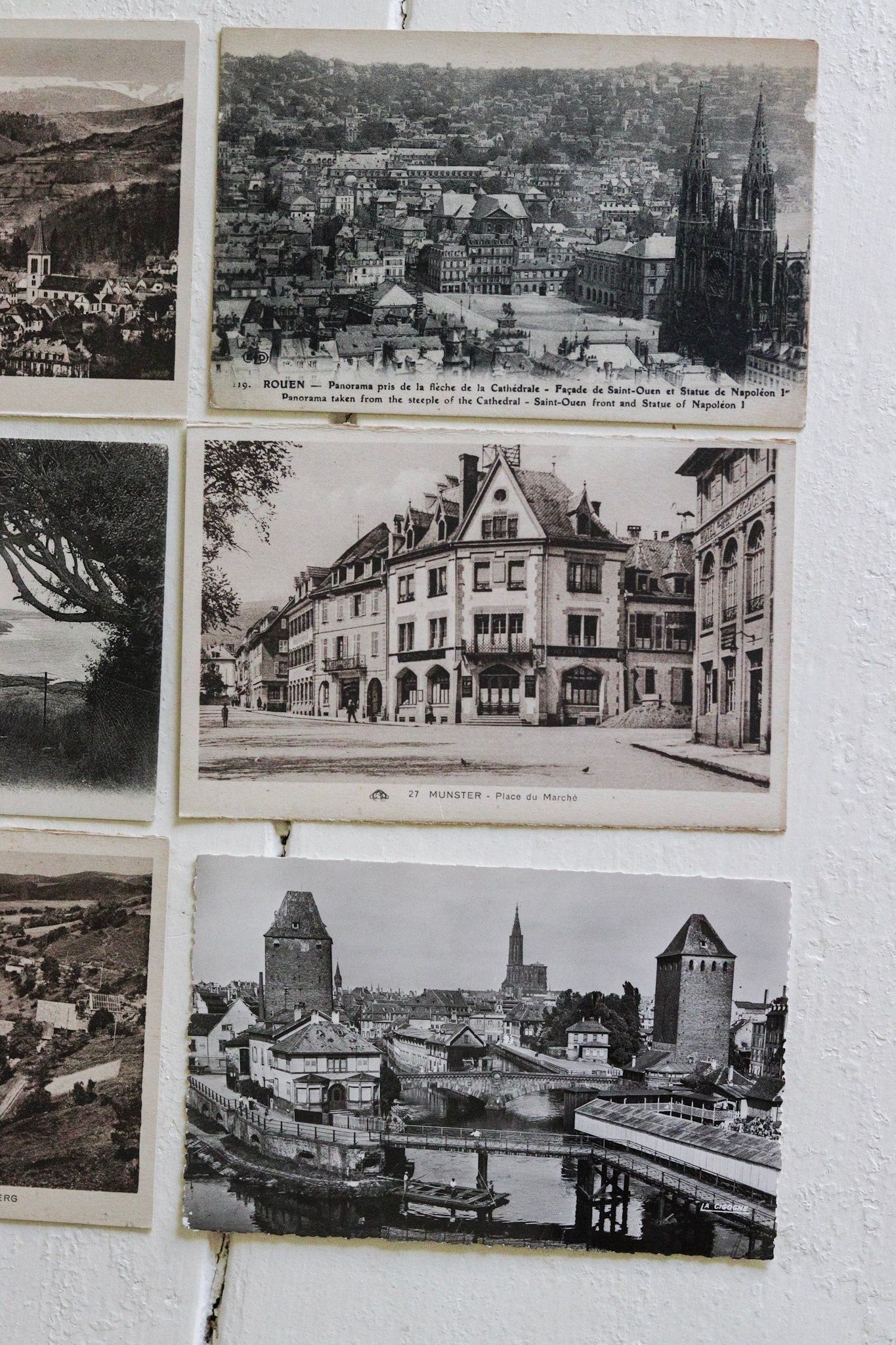 Six Vintage French Postcards - No.3