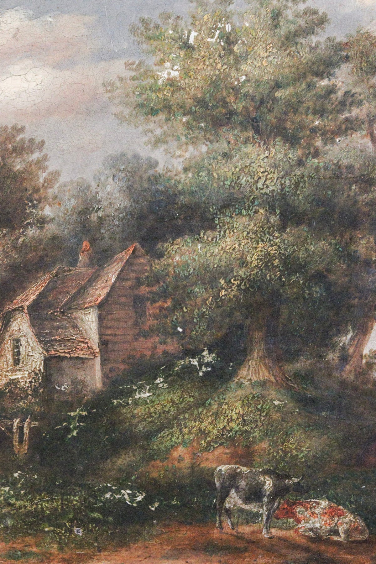 Pastures Beyond the Cottage Oil Painting