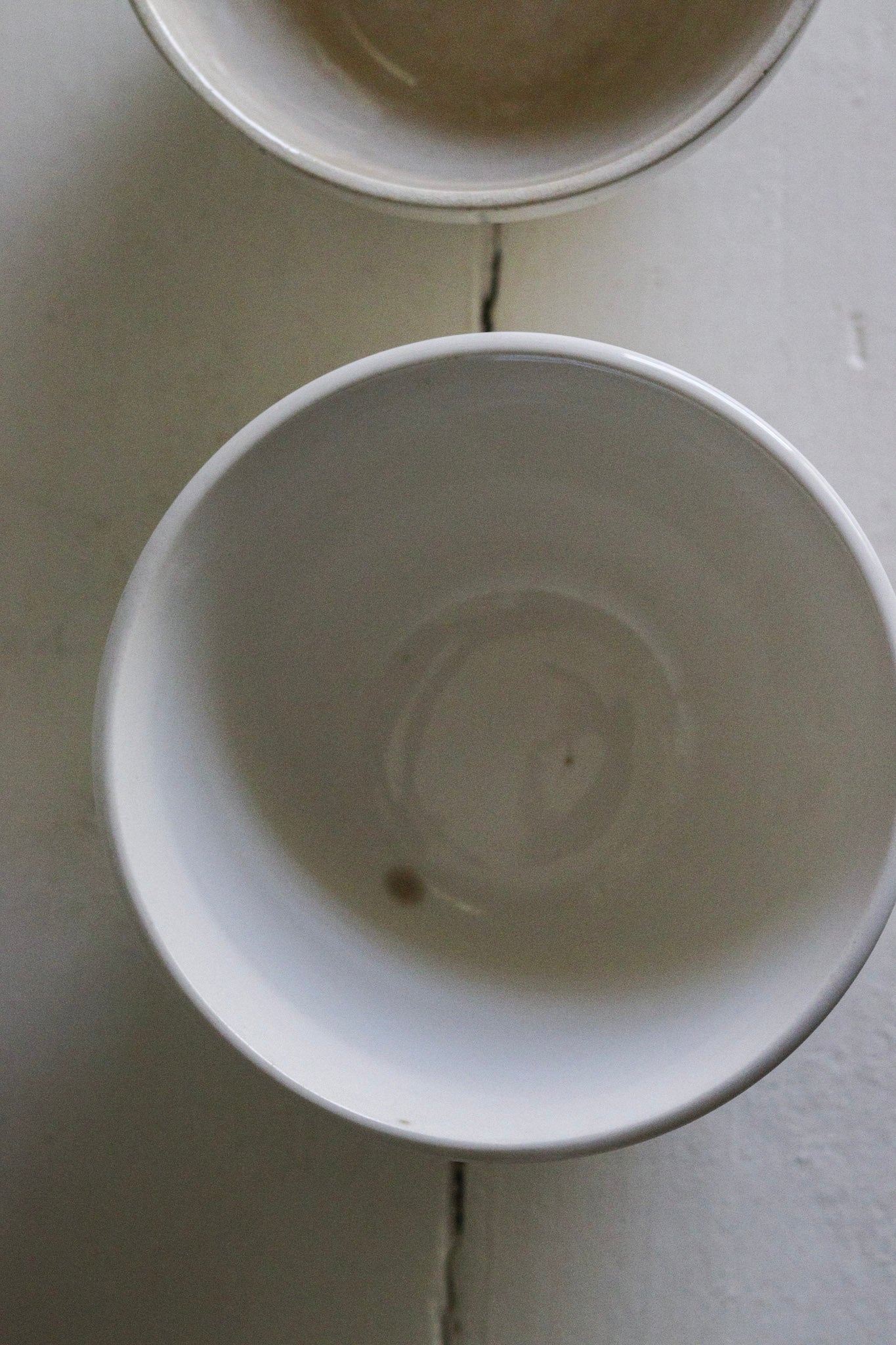 Vintage English Pudding Bowls - Set of Two
