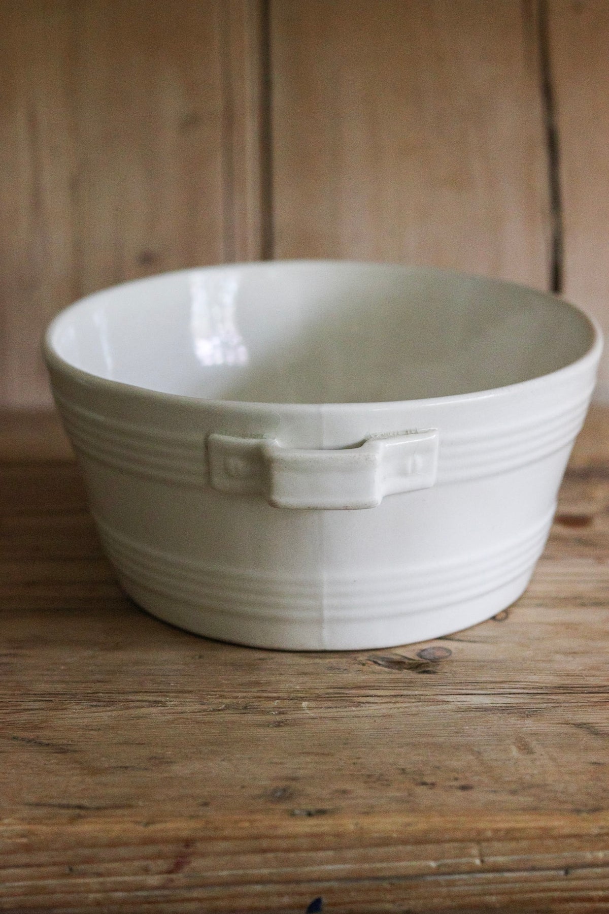 Antique Dutch Banded Cream Pail