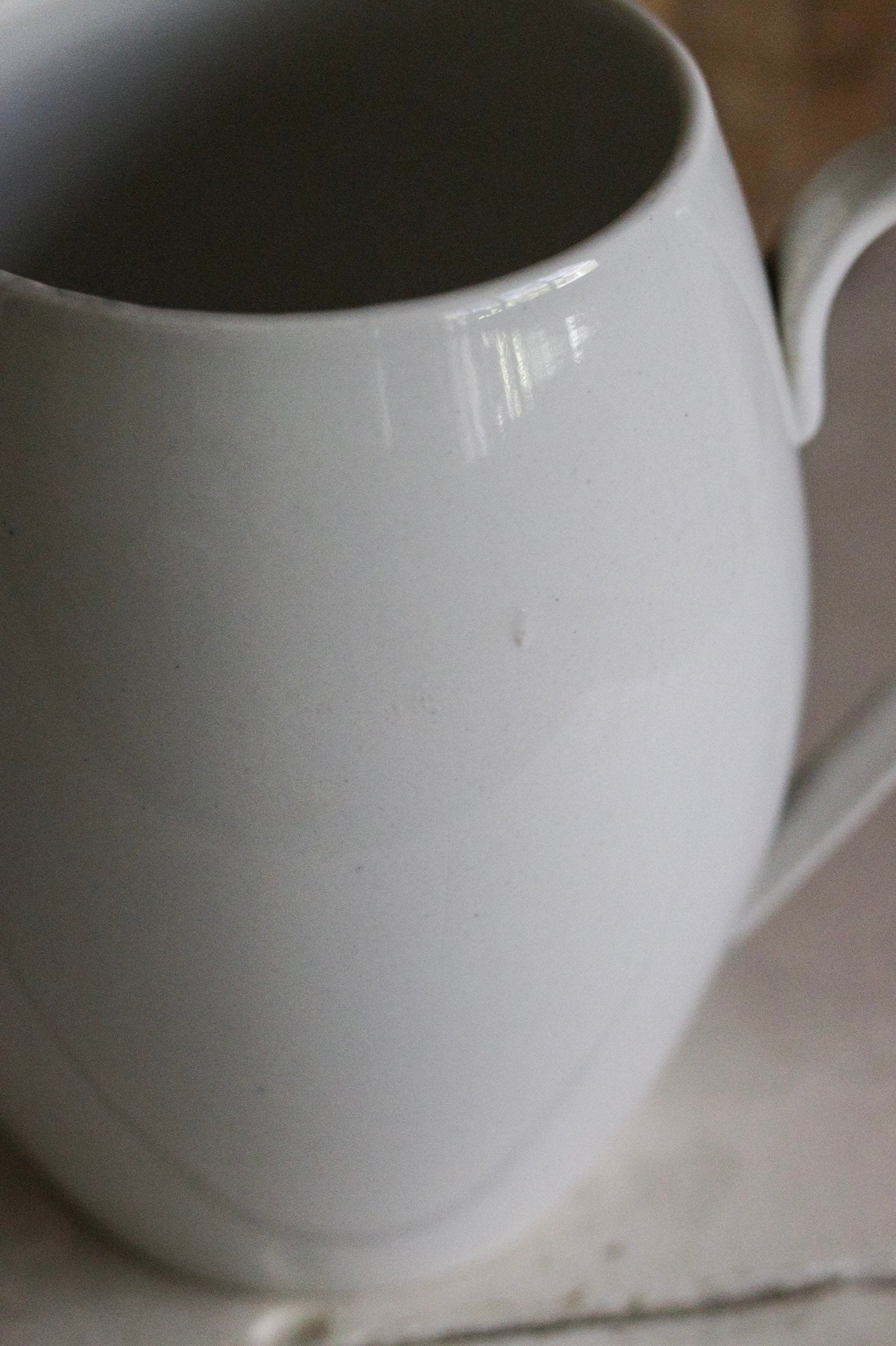 Large French Ironstone Pitcher
