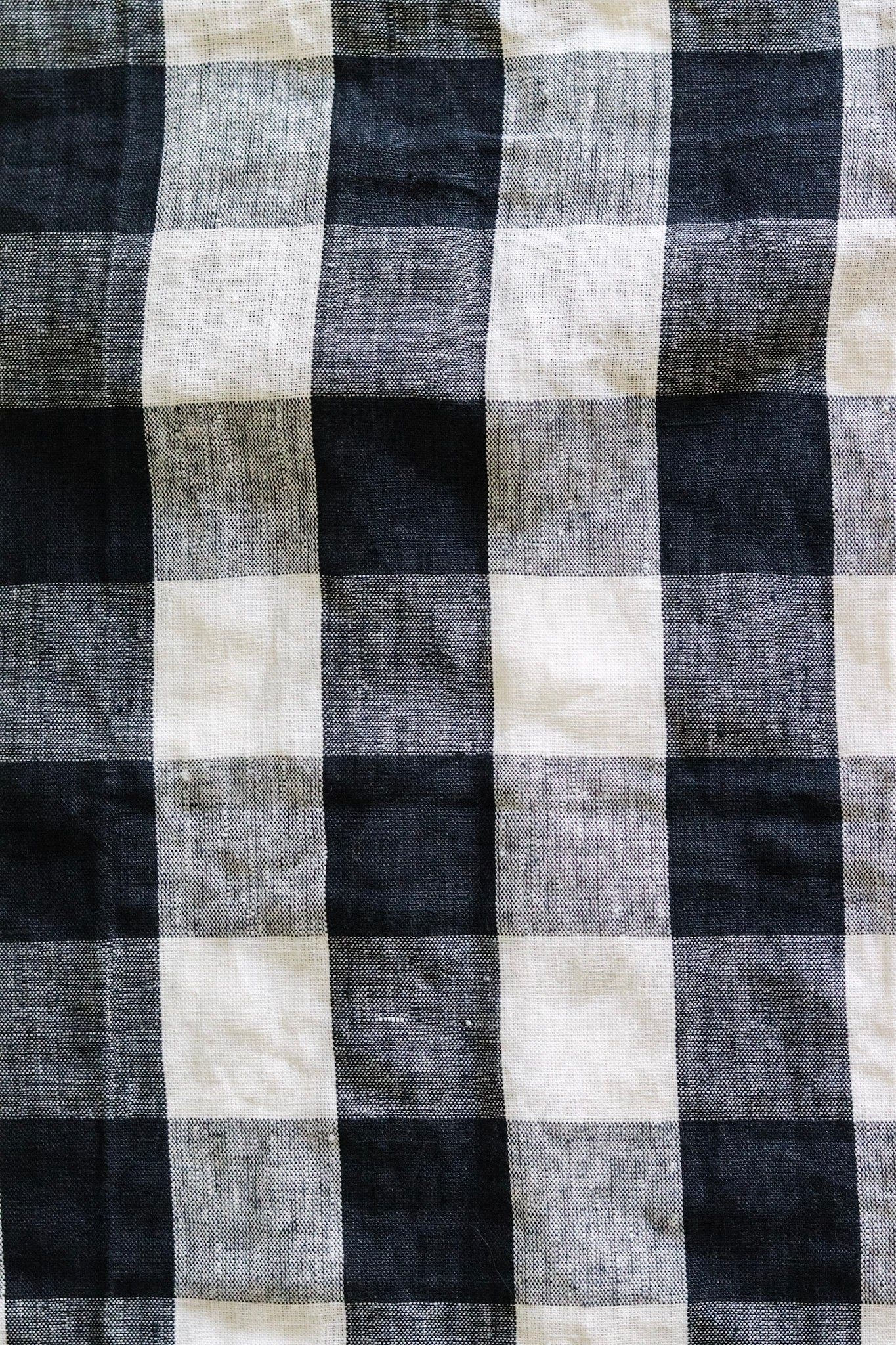 Gingham Linen Tea Towel