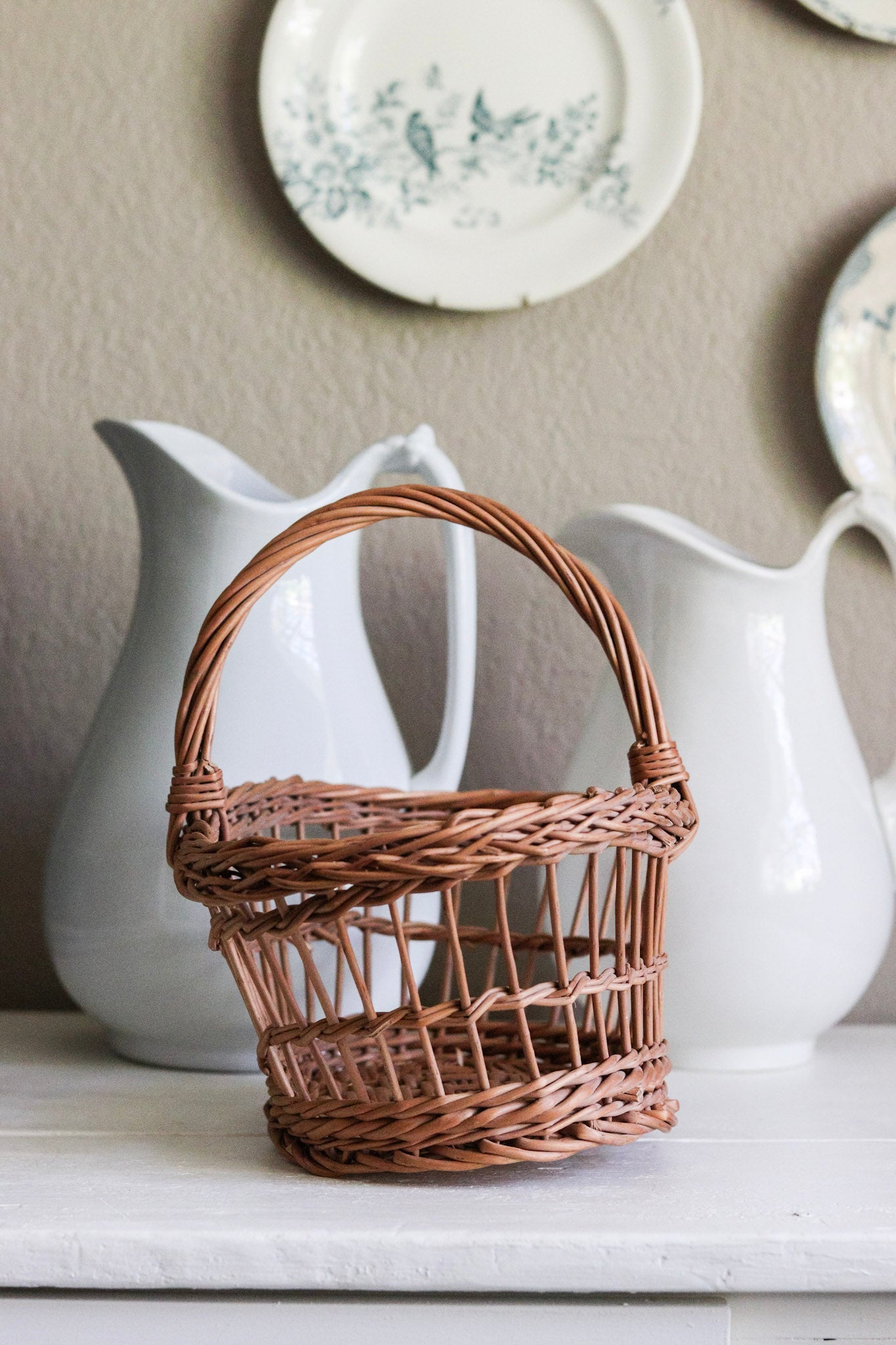 Vintage French Strawberry Basket