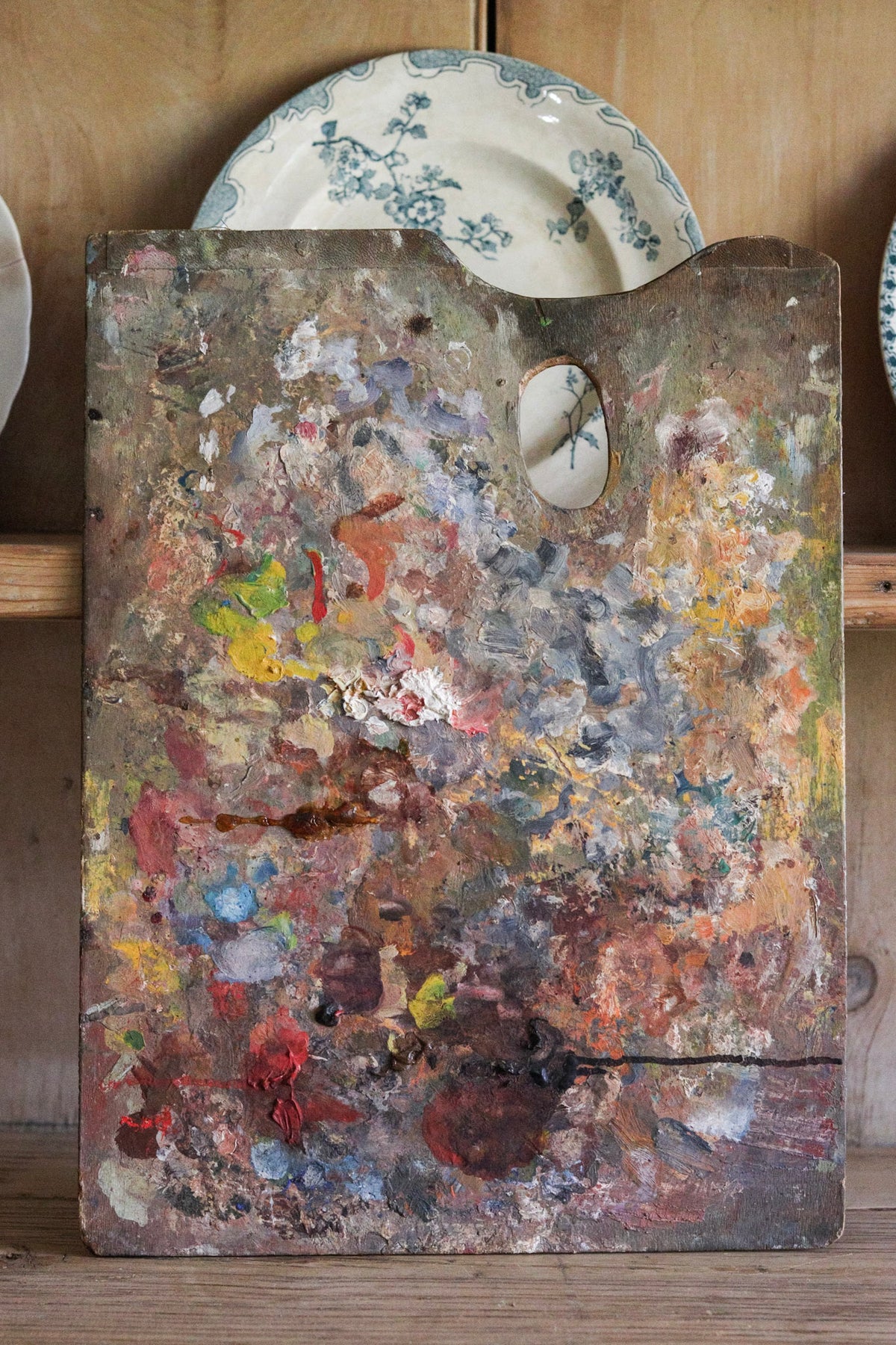 Large English Artist Palette