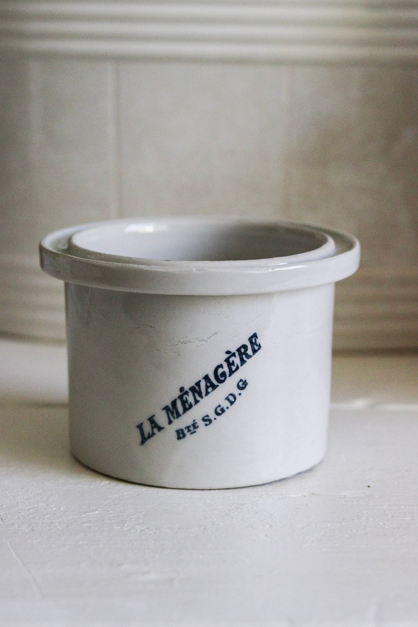 Vintage French Crock  - La Ménagère