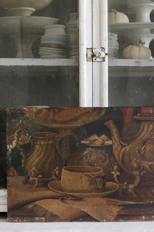 Antique French Oil Painting