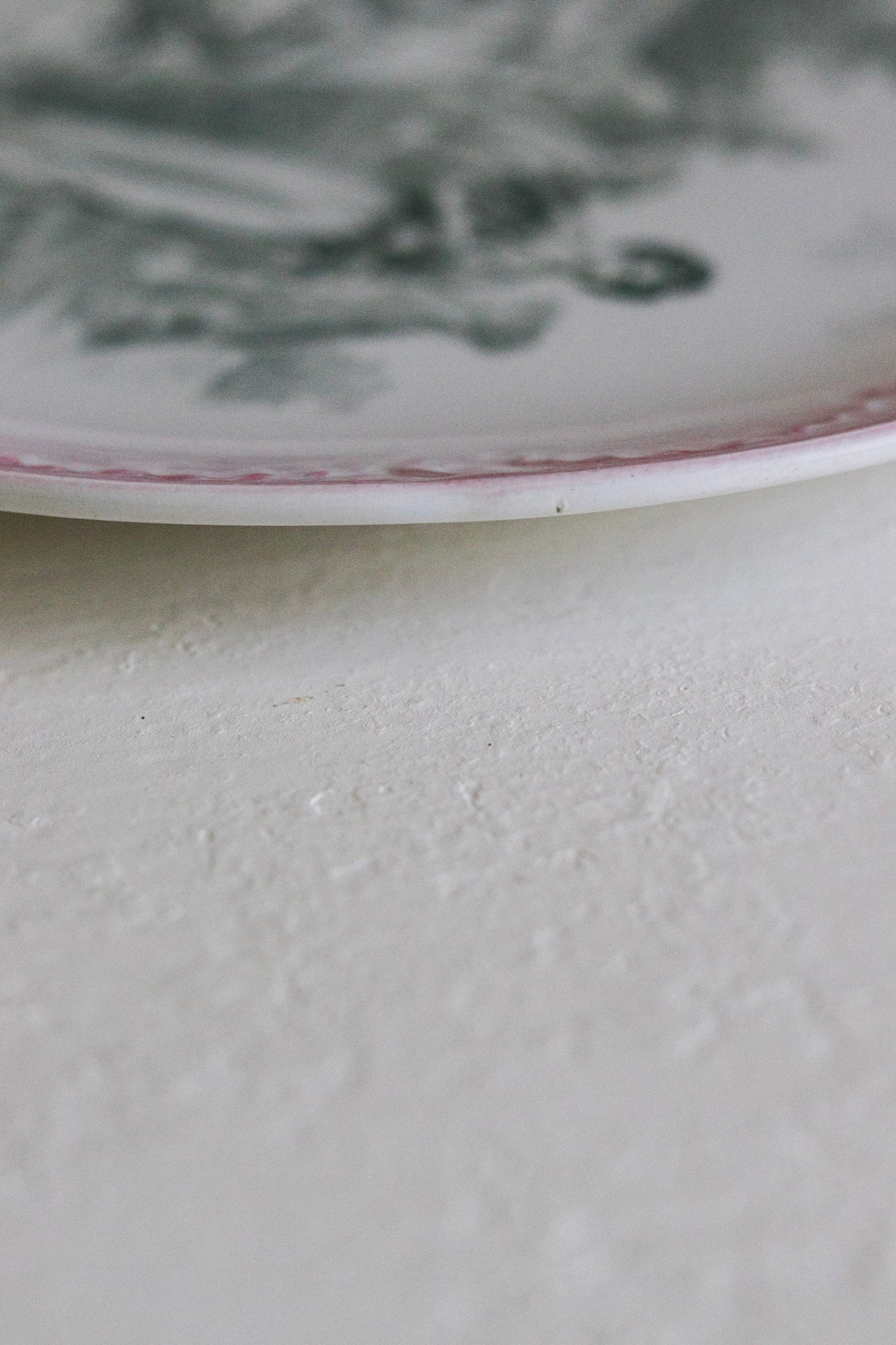Antique French Transferware Plate - Le Coquelicot