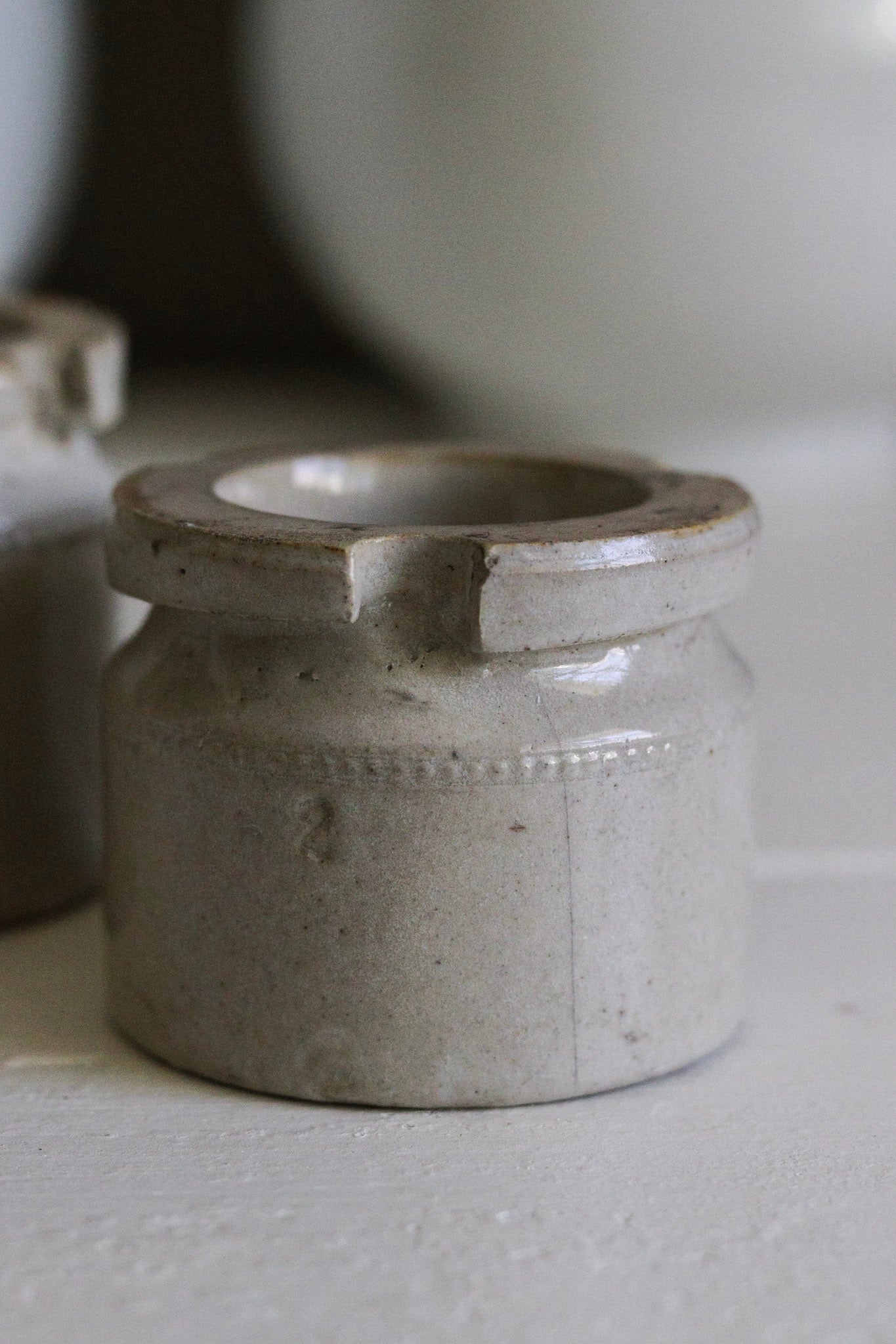 Antique English Caviar Pots - Set of Three