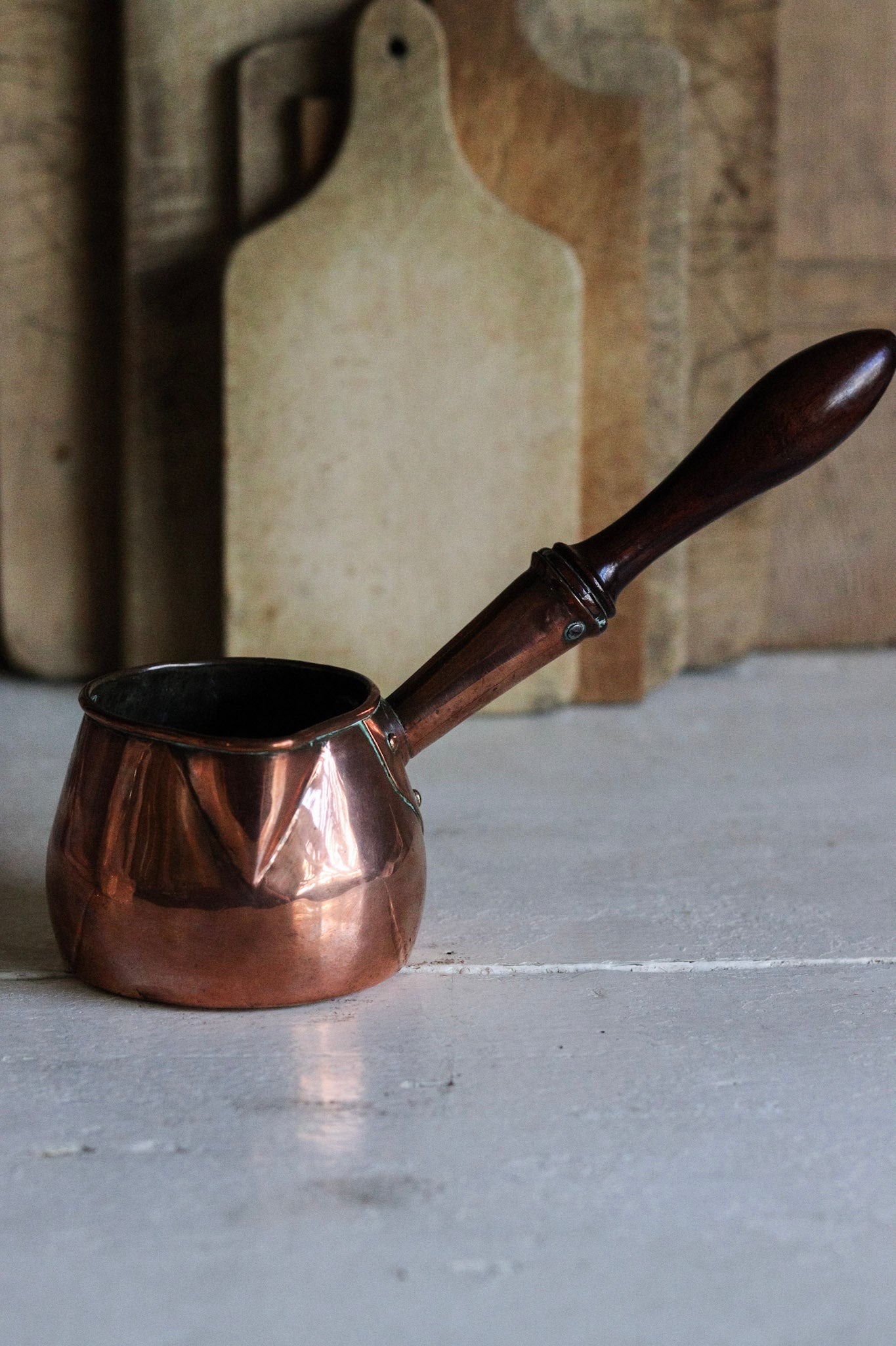 Petite Antique English Hot Cocoa Pot
