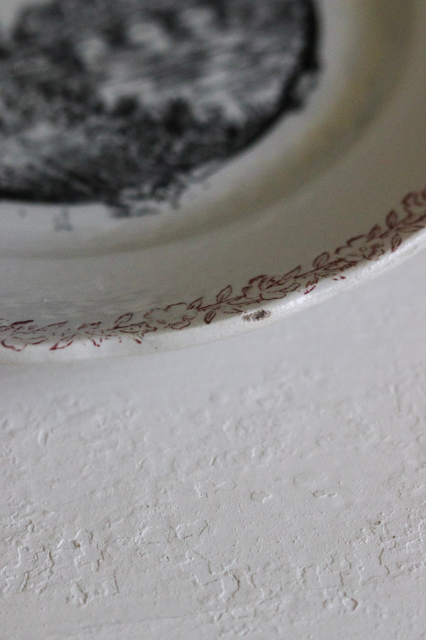 Antique French Transferware Plate  - Auxerre