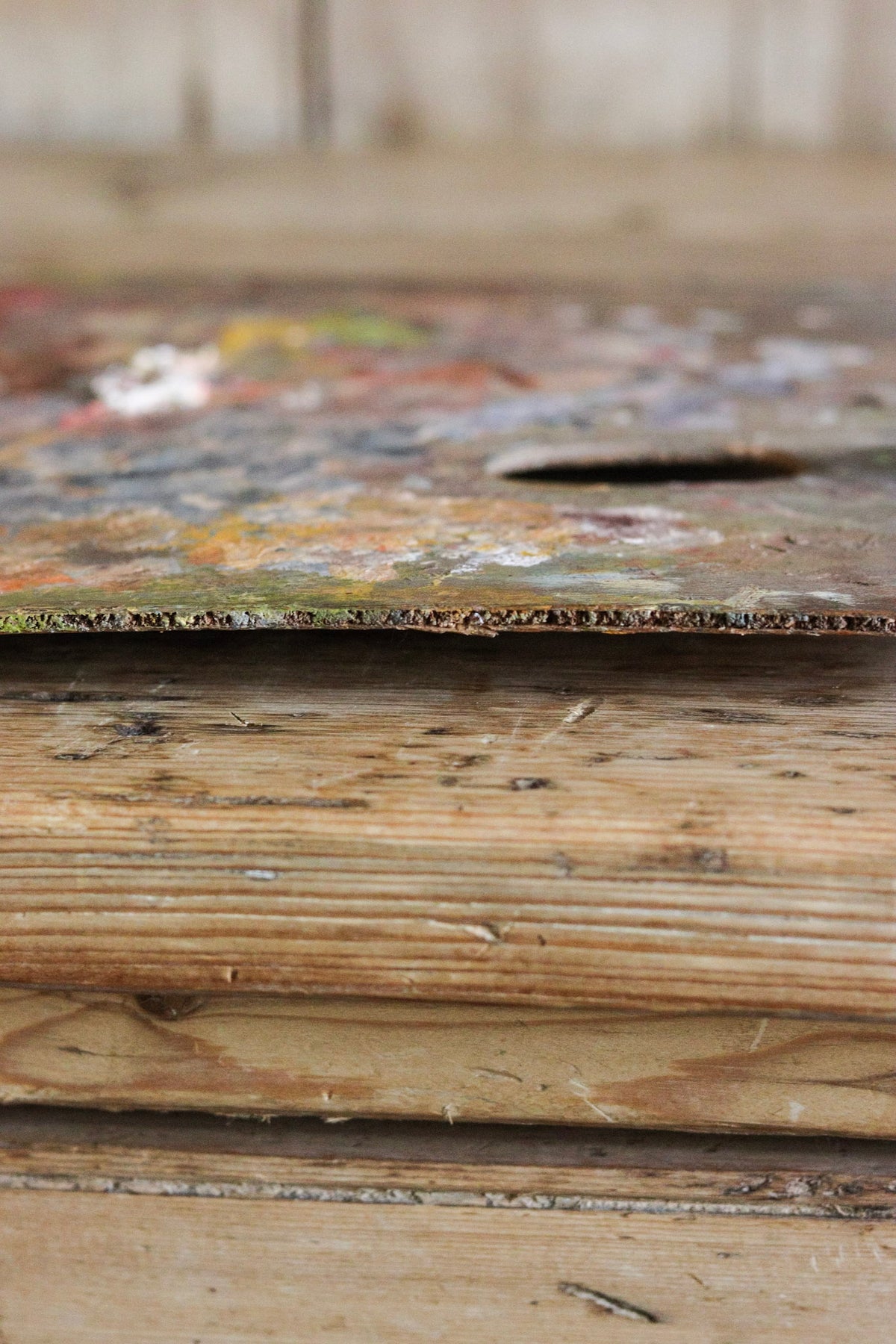 Large English Artist Palette