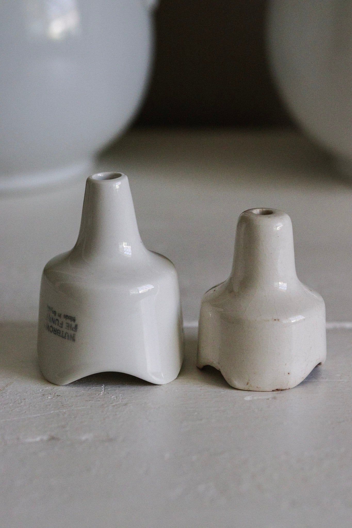 Pair of Vintage English Pie Funnels No.2