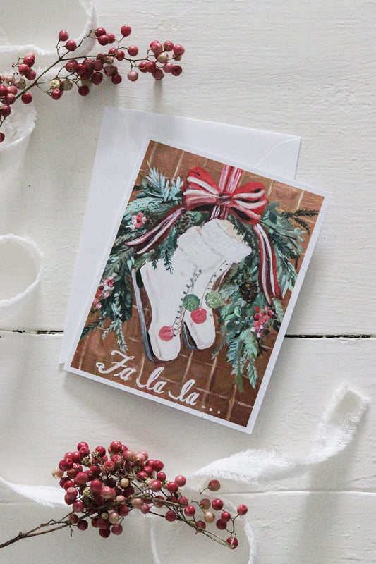 Fa La La Greeting Card