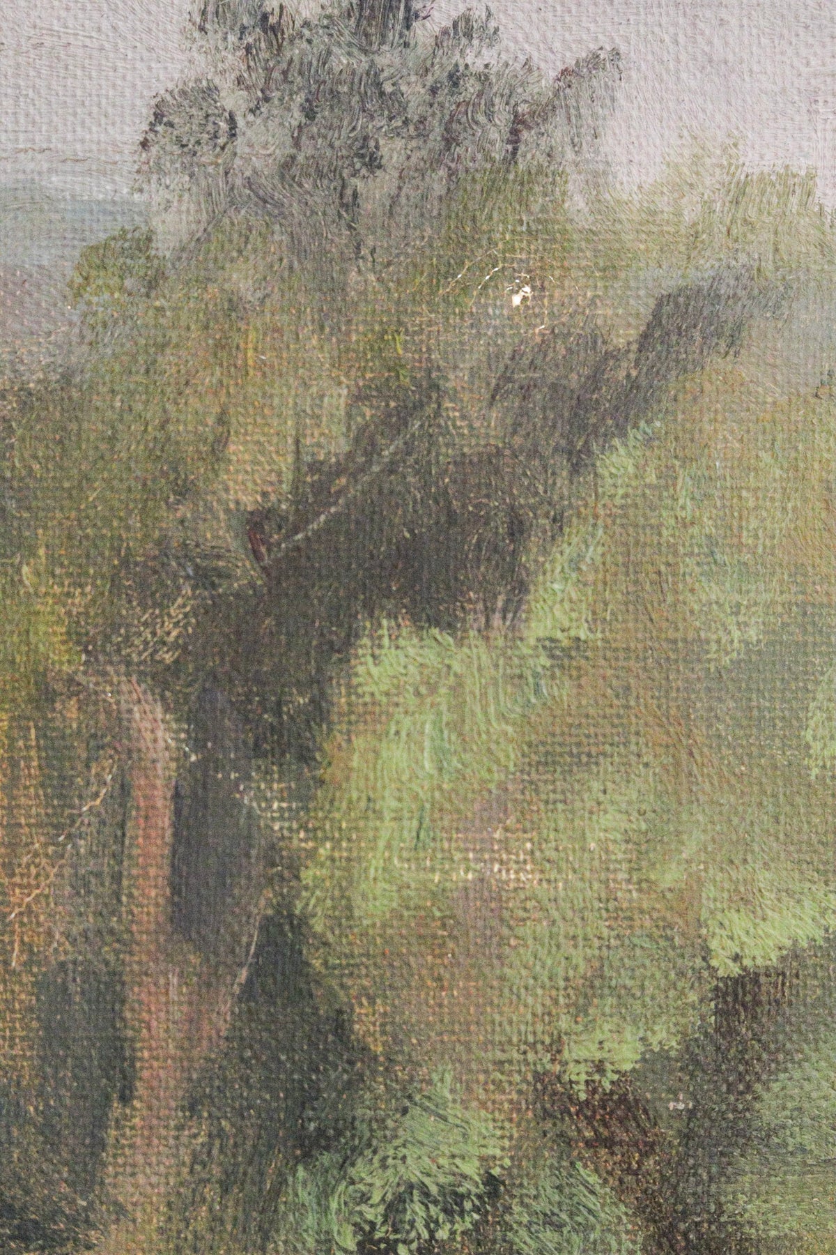 Inside the Walled Garden Oil Painting