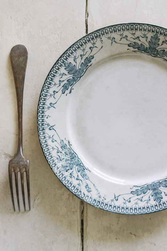 Antique French Transferware Plate