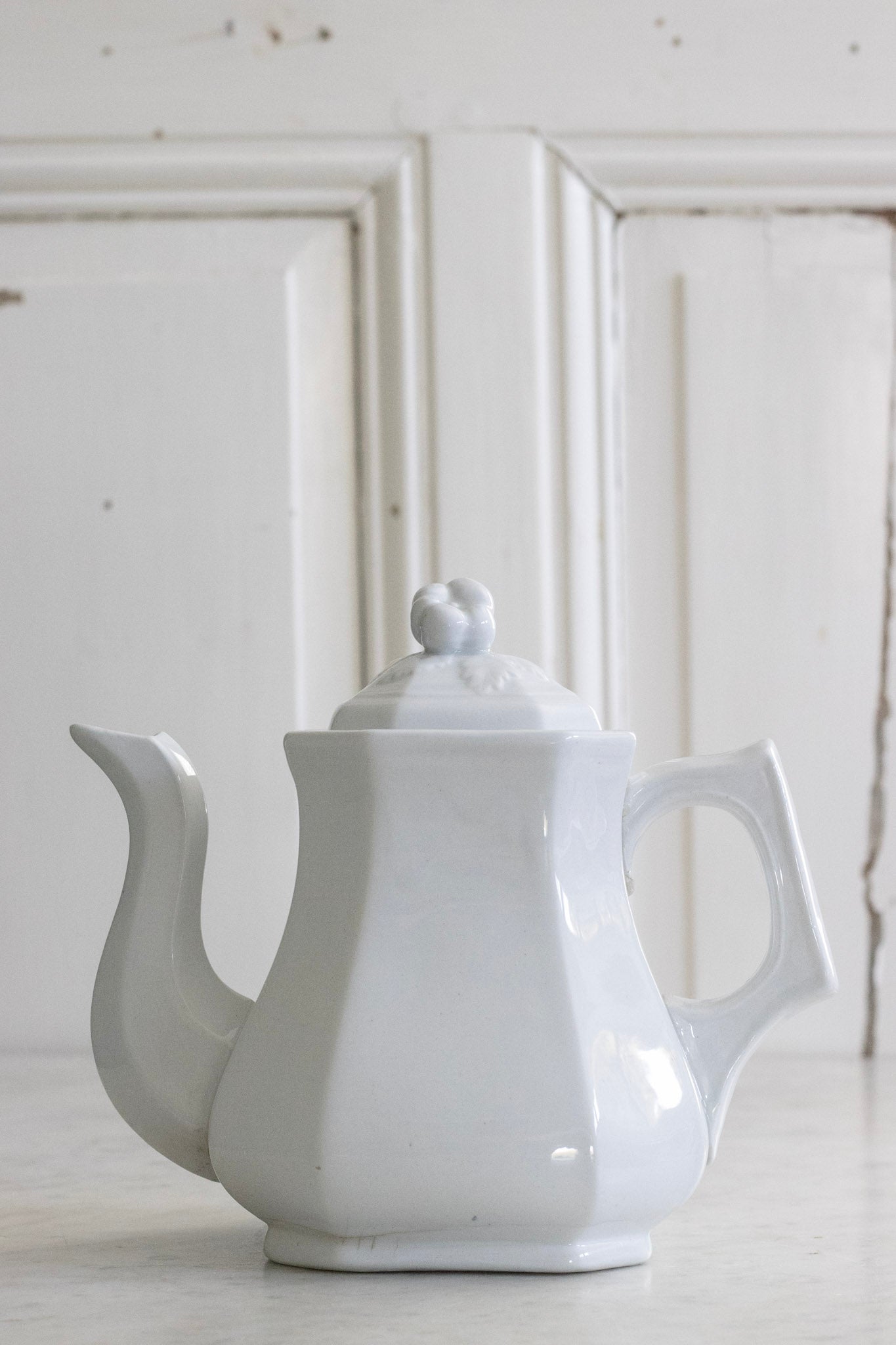 Antique Ironstone Coffee Pot