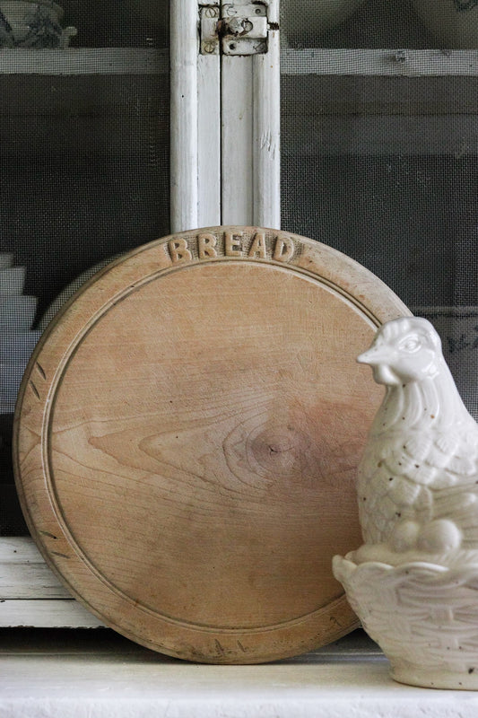 Large Vintage English Bread Board