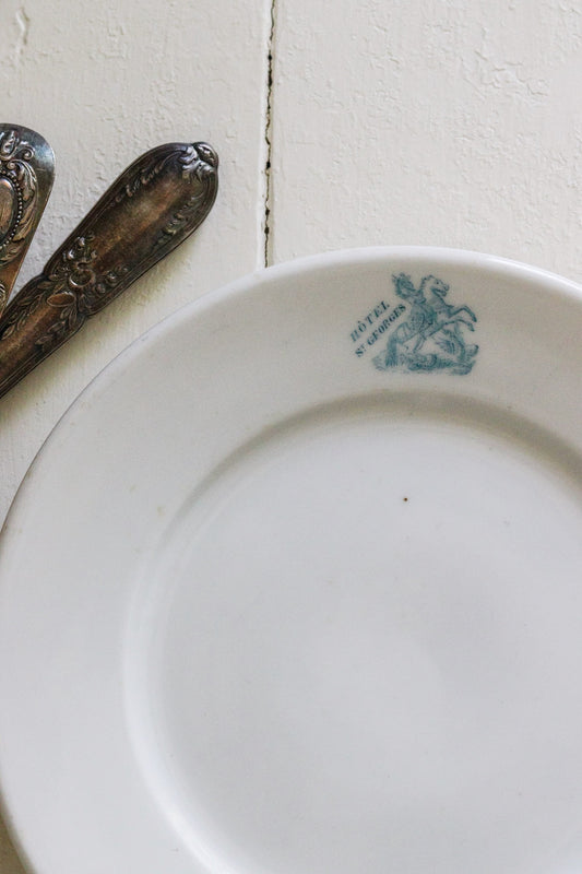 Vintage French Hotel China  - Plate No.3