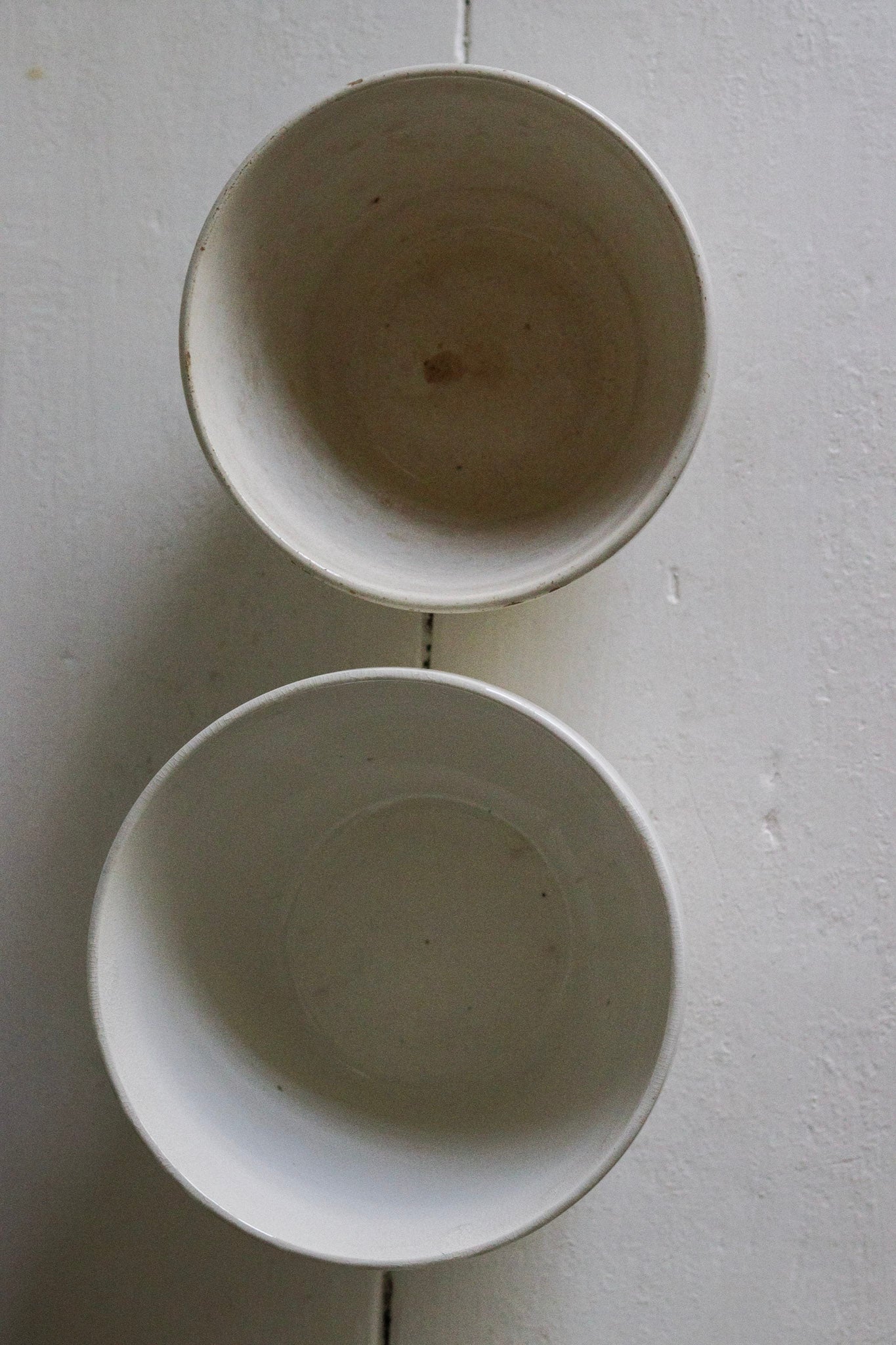 Pair of Vintage English Pudding Bowls No.3